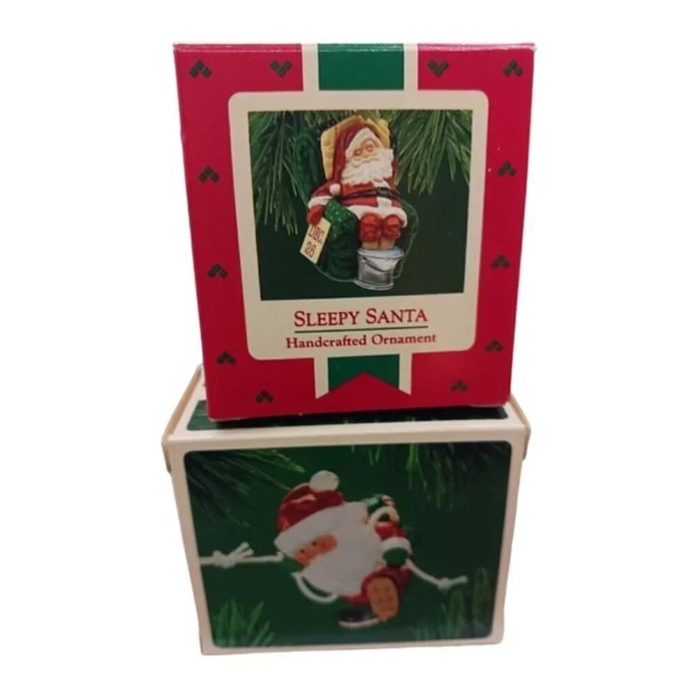 Hallmark keepsake lot of 19 santas clause ornament